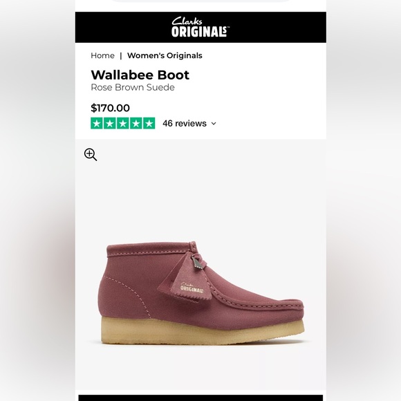 Women’s Clark’s Wallabee boot. Size 7.5 - Picture 9 of 9